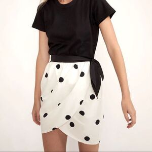 NWT | Cynthia Rowley | Emery Polka Dot Wrap Skirt | Size 4